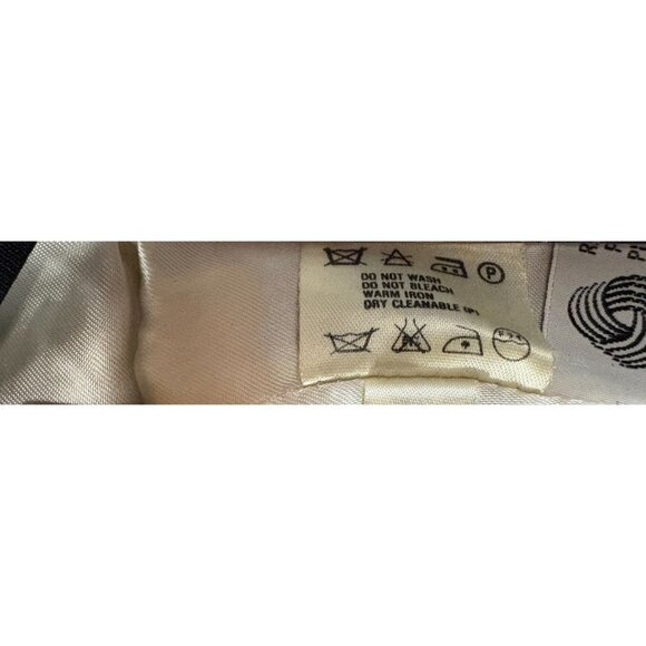 Laurel Escada gold button wool crop jacket sz 38 EU S US col: navy made Germany - Picture 7 of 12